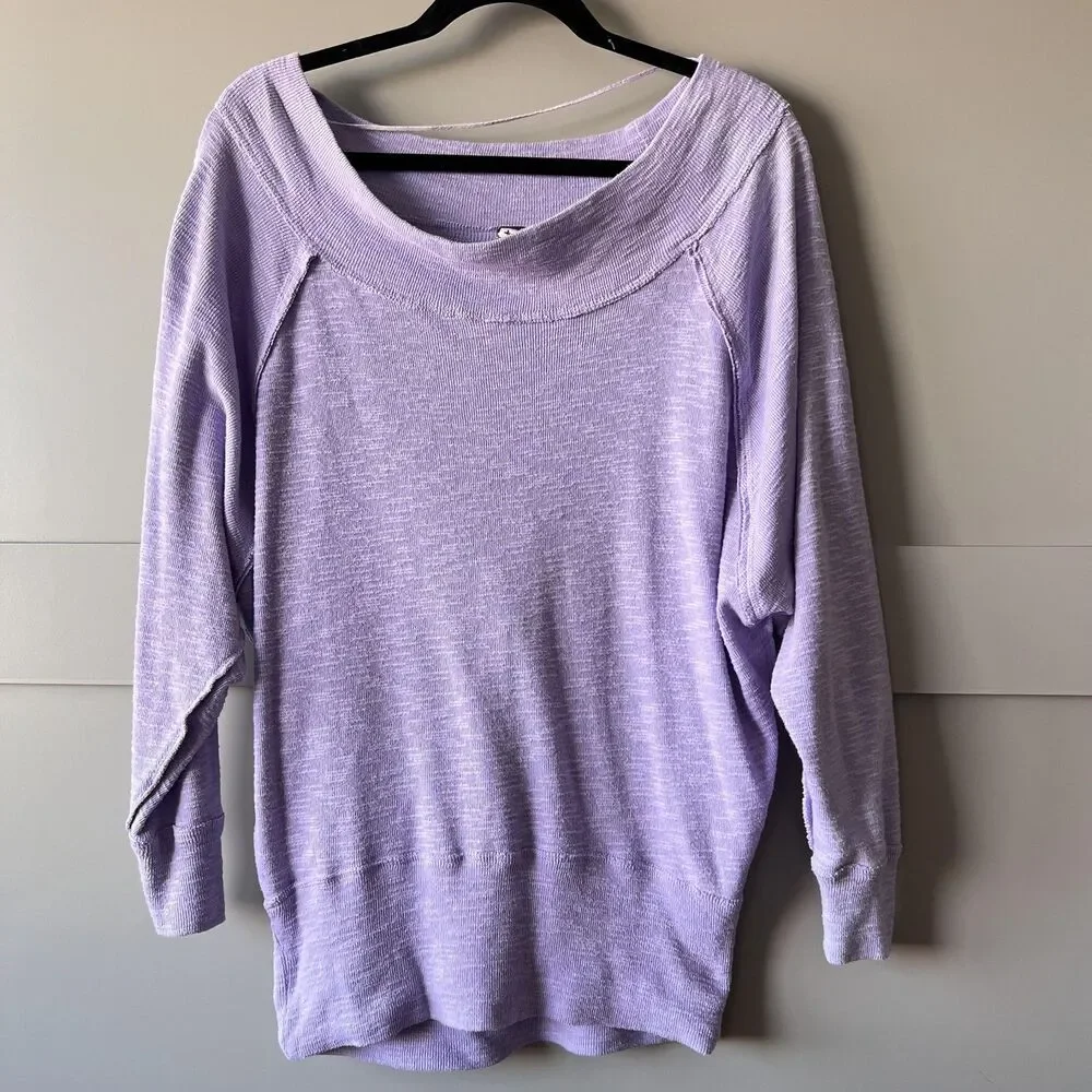 We The Free Sweater Womens XS Boat Neck Pullover Lightweight Knit Free‎ People